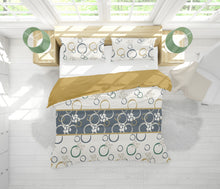 Cargar imagen en el visor de la galería, Colcha reversible con cortina, Jaspe