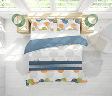 Cargar imagen en el visor de la galería, Colcha reversible con cortina, Jaspe