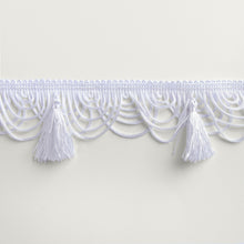 Cargar imagen en el visor de la galería, Adorno (galloon) diseño aro con borla 31mm