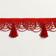 Cargar imagen en el visor de la galería, Adorno (galloon) diseño aro con borla 31mm