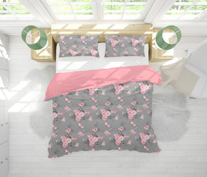 Colcha reversible con cortina, Jaspe