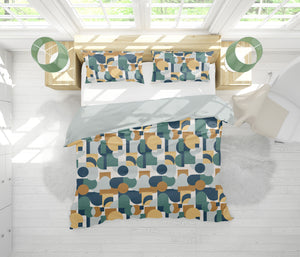 Colcha reversible con cortina, Jaspe