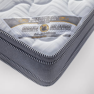 Colchón Pillow Top Cisne Blanco