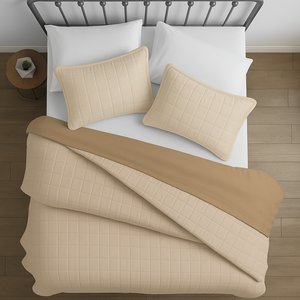 Colcha reversible ligera, Jaspe