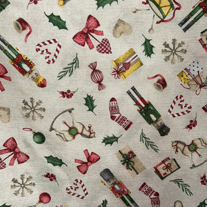 Loneta de navidad 110″