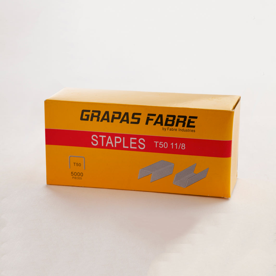 Grapas 11/8 caja 5000/1, t-50